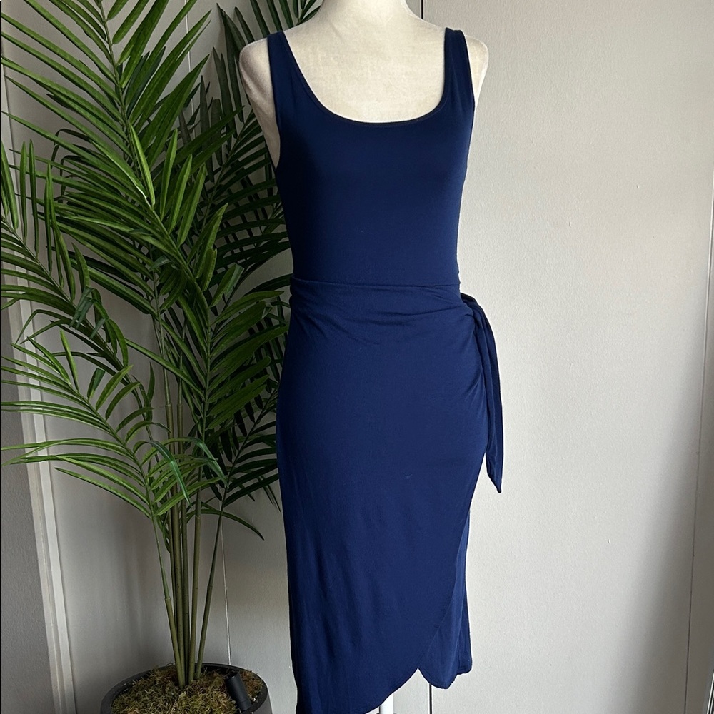 REFORMATION JEANS Kaila Wrap Style Jersey Dress S